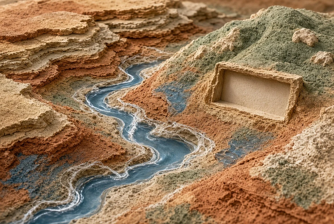 An uninterrupted tactile landscape without commercial markers